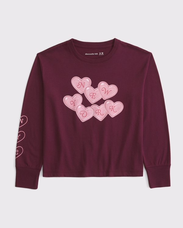 new york long-sleeve crew tee