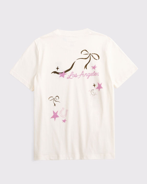 western graphic tee, Cream view 1