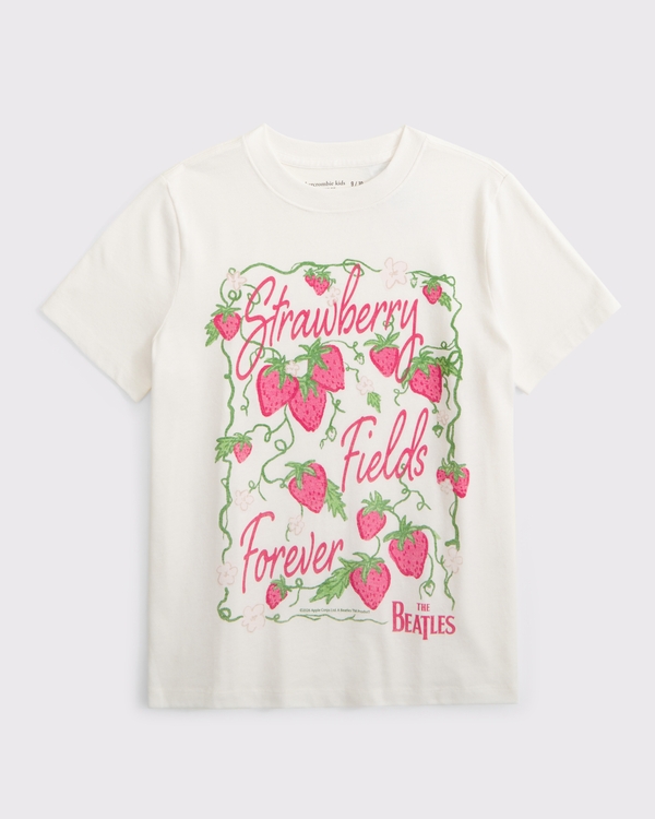 oversized the beatles graphic tee, Cream view 1