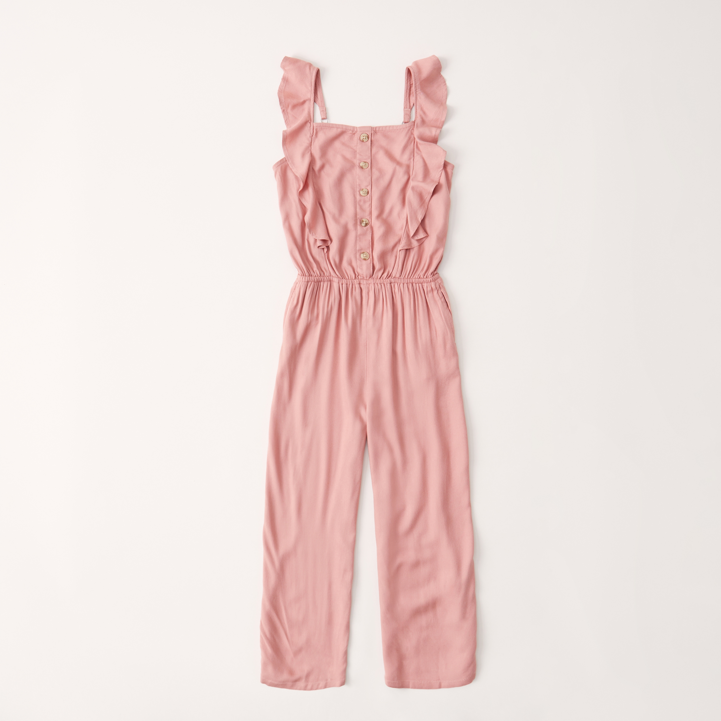 ruffle strap jumpsuit