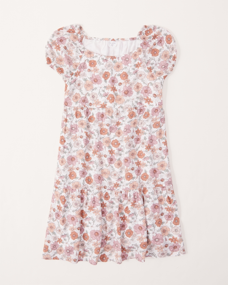 abercrombie puff sleeve dress - Main Image