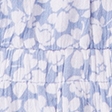 floral, azul
