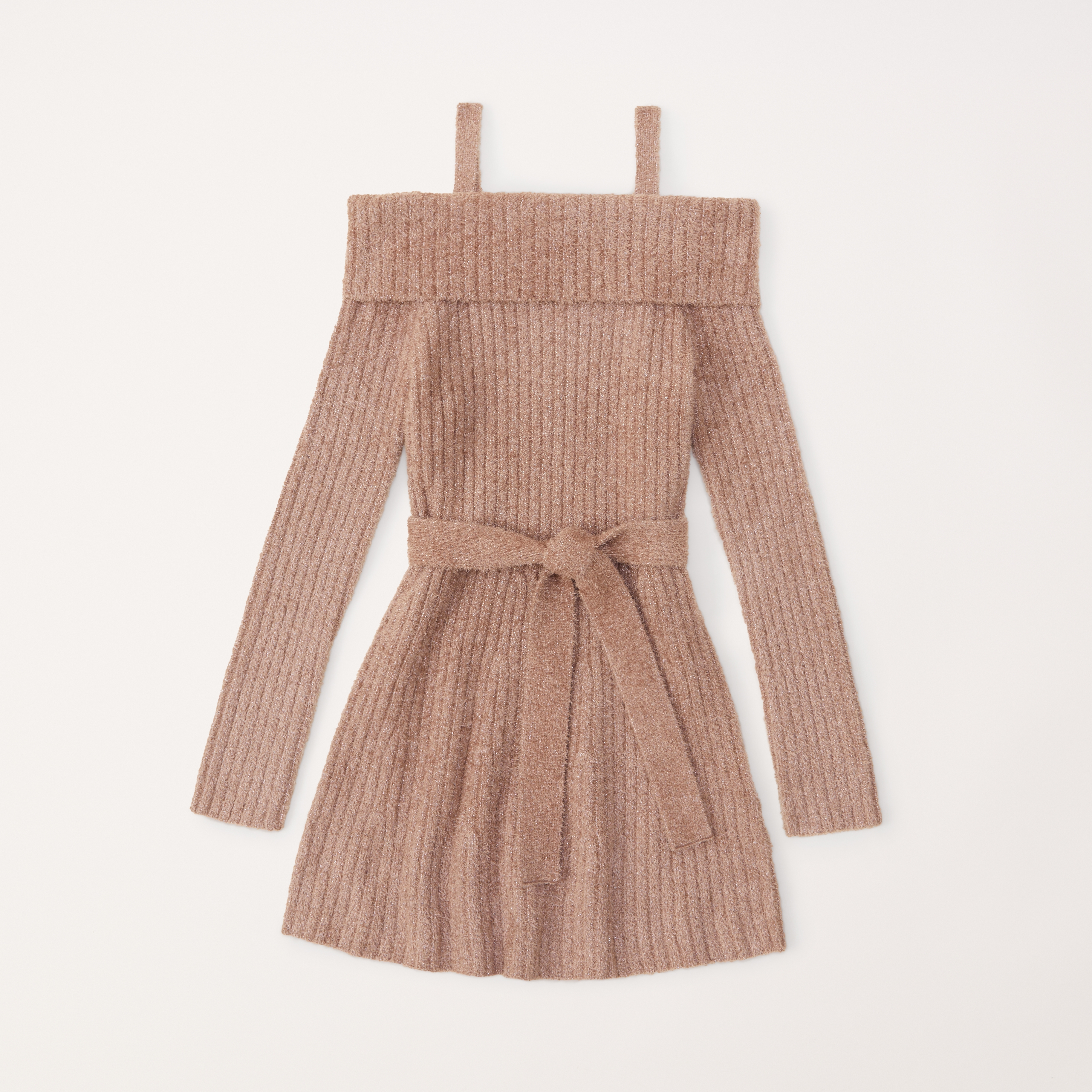 Belted Sweater Dress