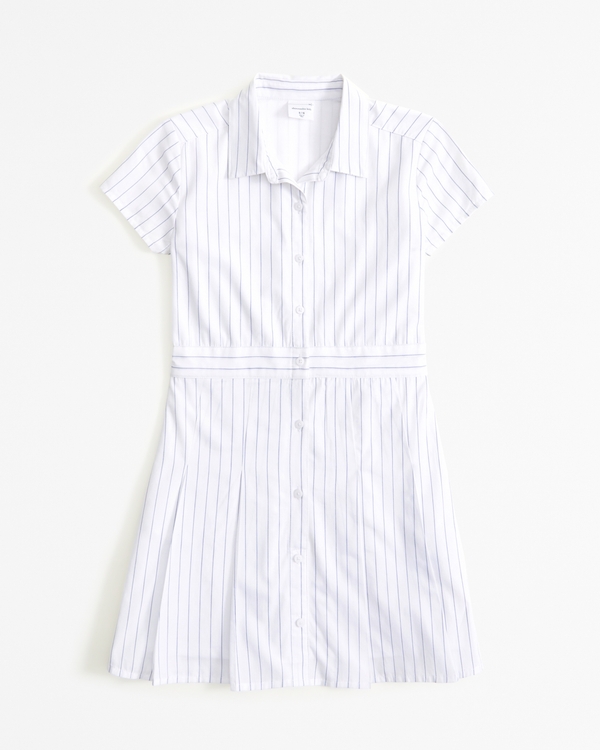 short-sleeve shirt dress