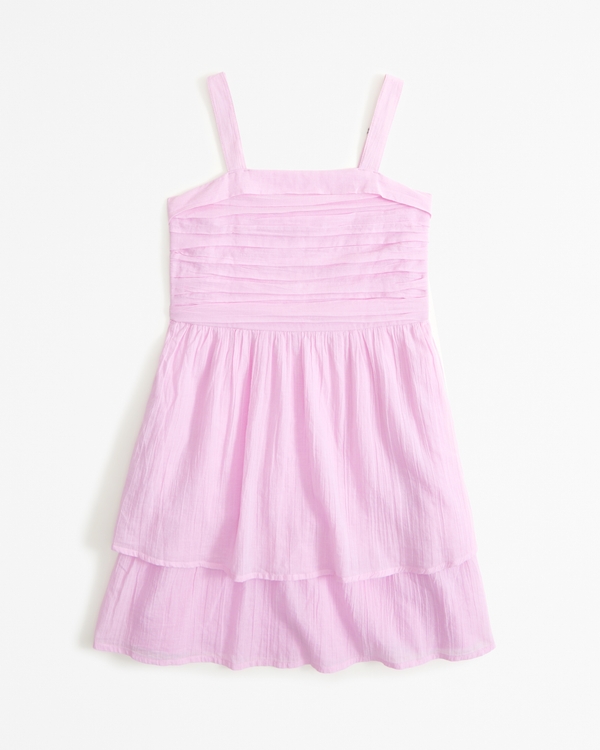 emerson tiered mini dress, Pink