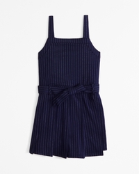 pleated layerable skort