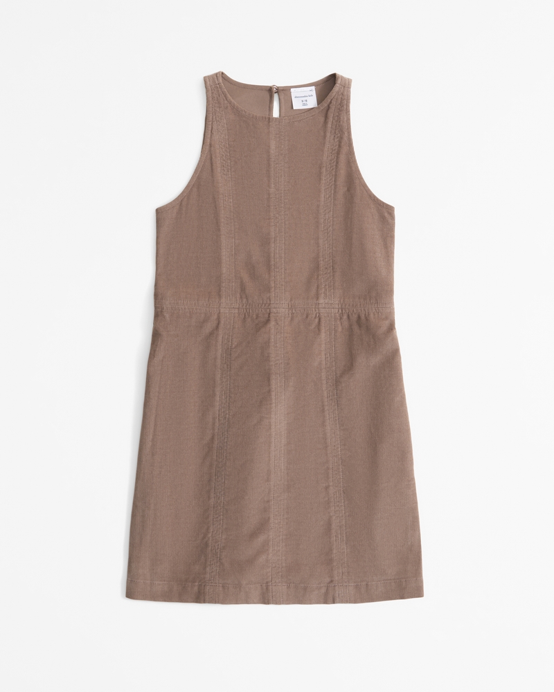 layerable corduroy mini dress