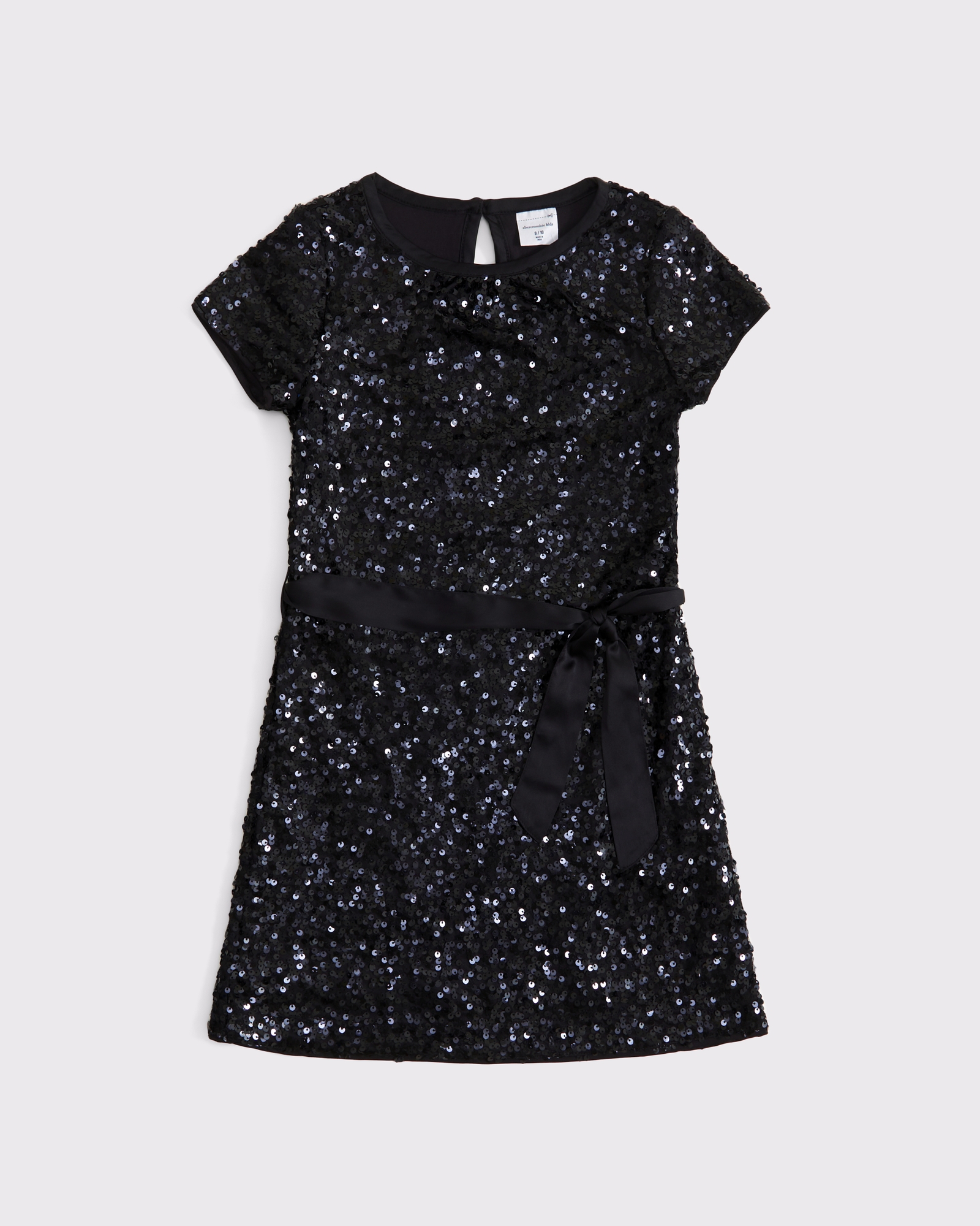 short-sleeve sequin mini dress