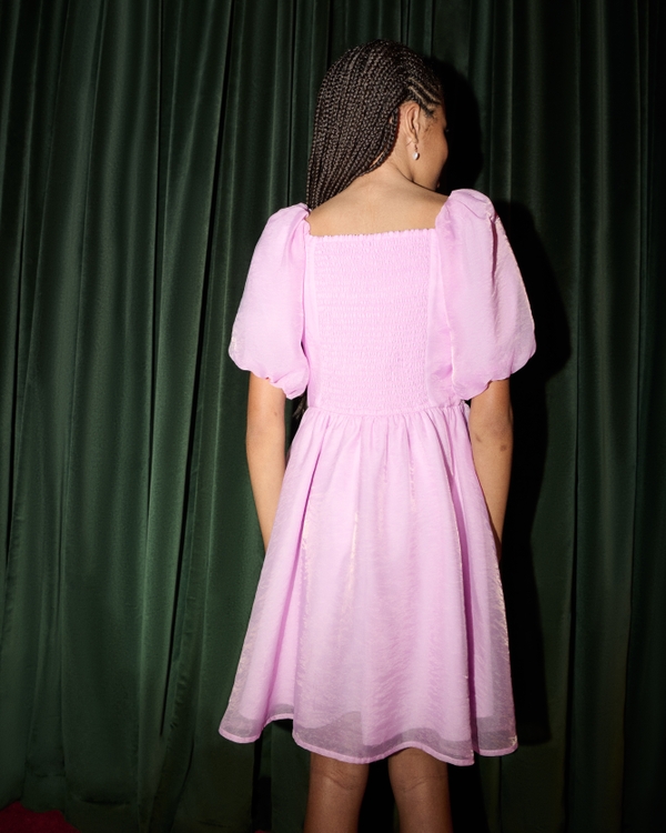 emerson puff sleeve mini dress