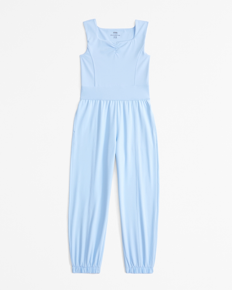 Girls YPB Sweetheart Jumpsuit in Light Blue Size 17 18 Abercrombie Kids