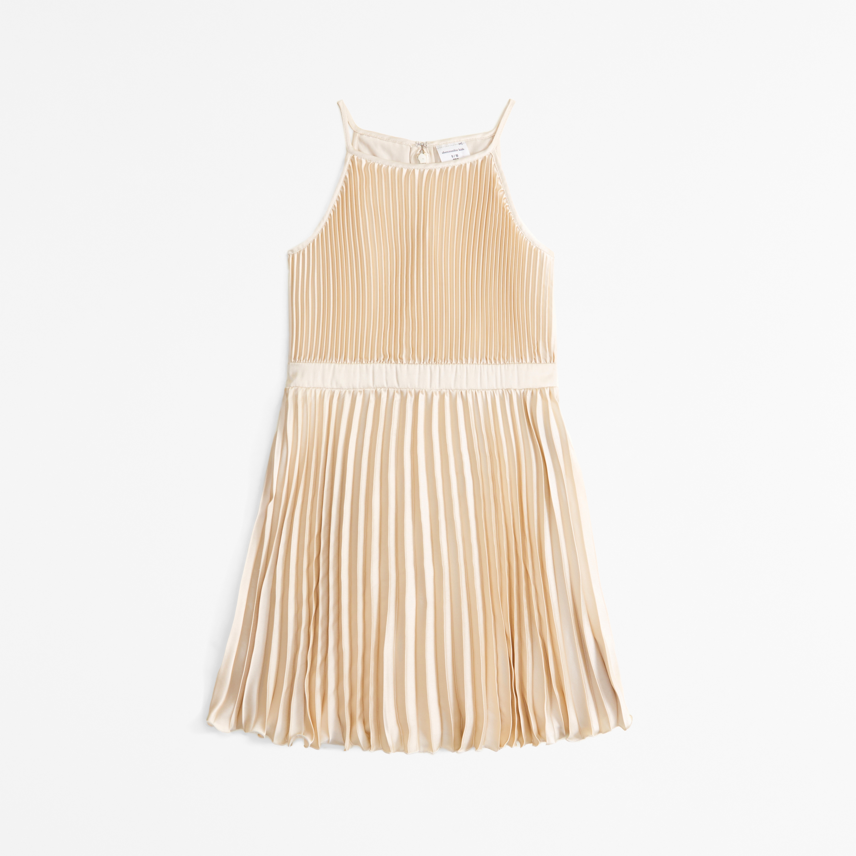 girls the a&f giselle pleated high-neck mini dress | girls dresses &  rompers | Abercrombie.com