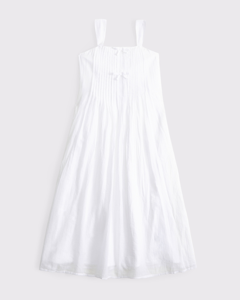 girls bow pleated maxi dress girls clearance