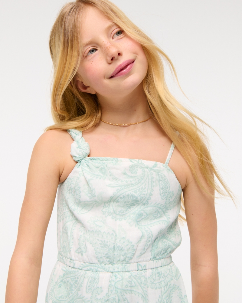 gauzy asymmetrical romper