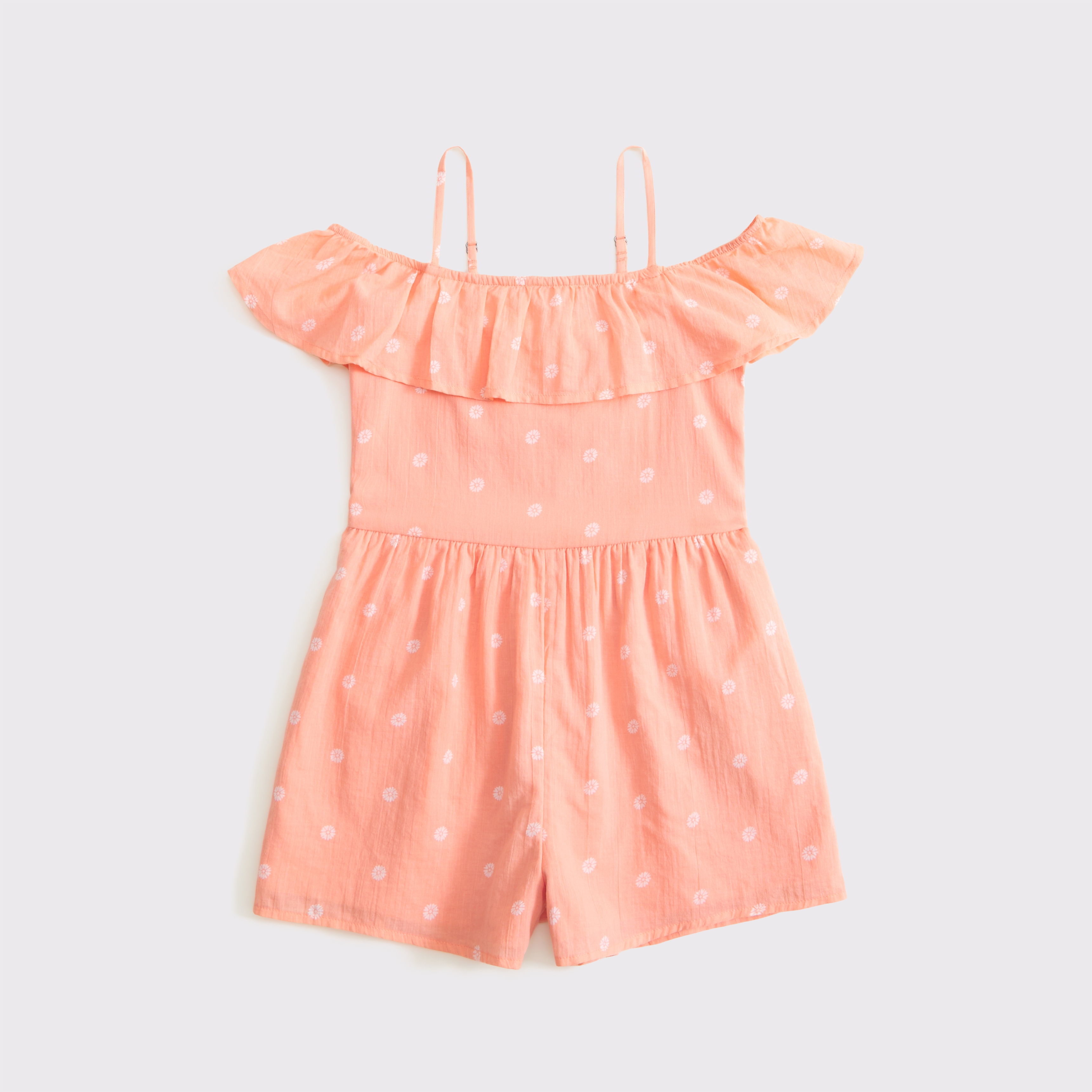 Abercrombie & Fitch Kids' Off-the-shoulder Ruffle Romper