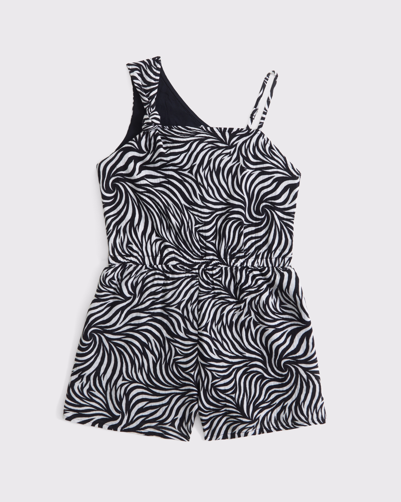 gauzy asymmetrical romper