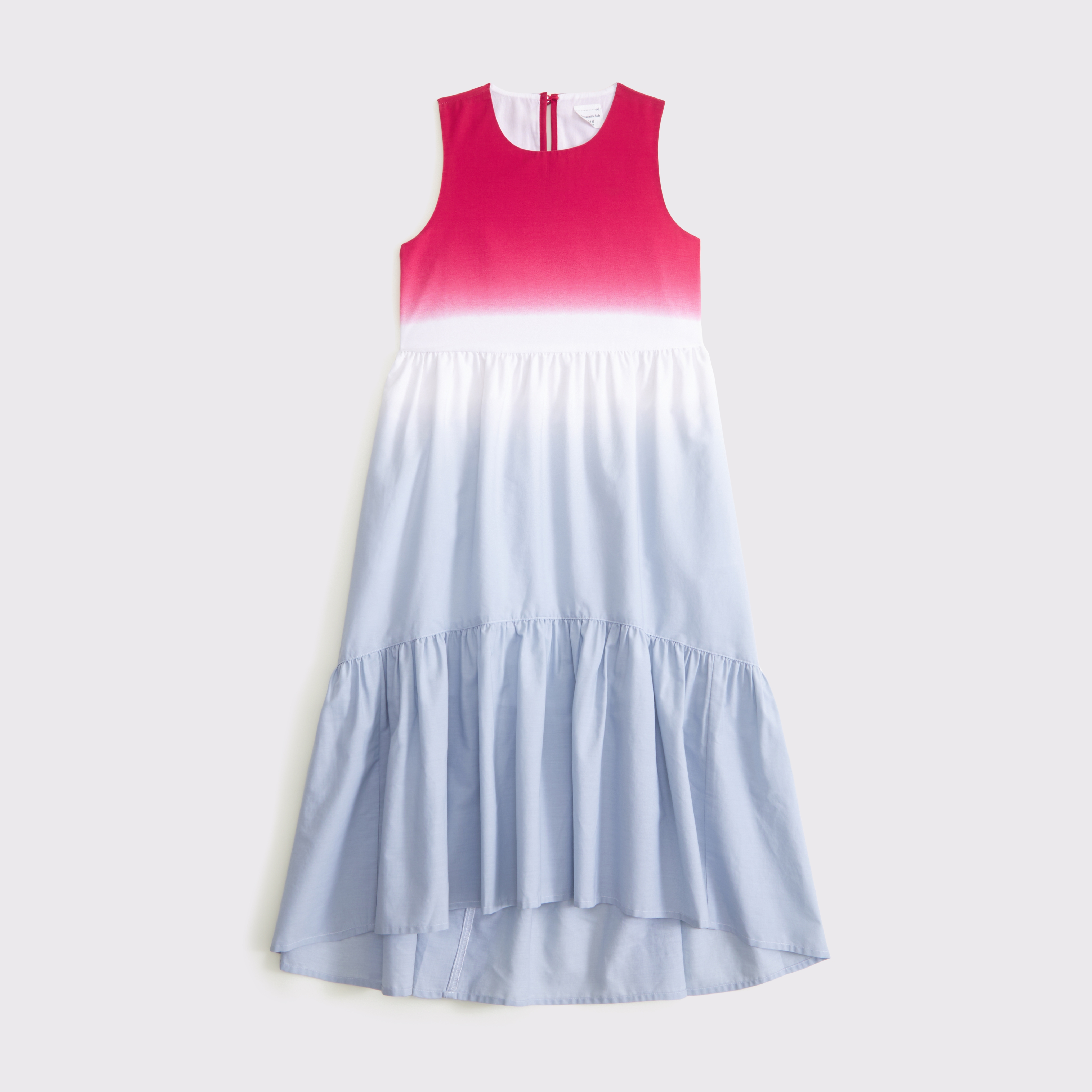 Abercrombie & Fitch Kids' Poplin Tiered Maxi Dress