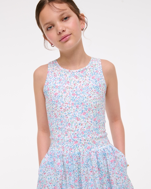 ypb bubble hem mini dress