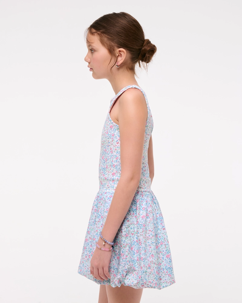 ypb bubble hem mini dress