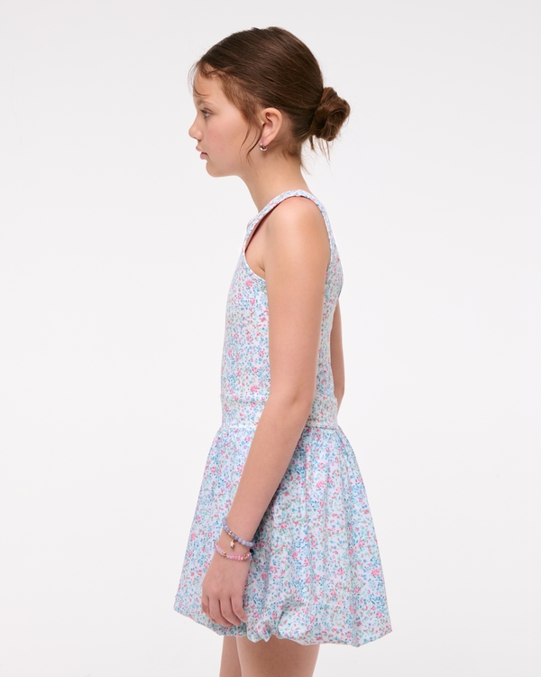 ypb bubble hem mini dress