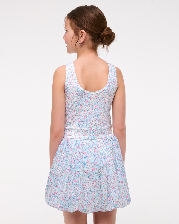 ypb bubble hem mini dress