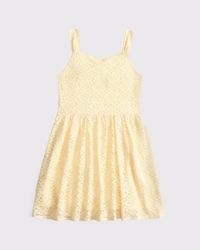 minivestido de encaje