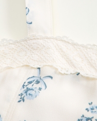 a&f mila lace-trim mini dress