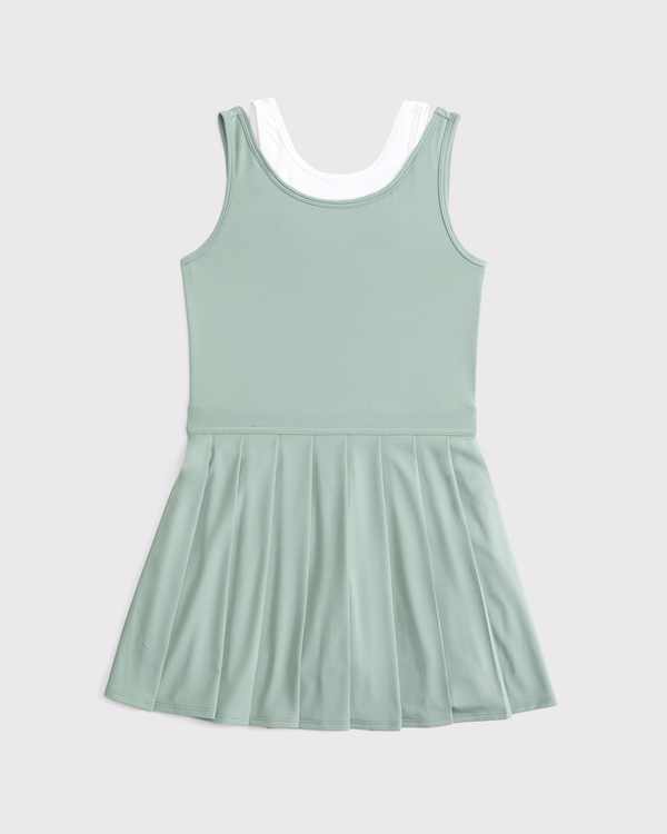 ypb twofer mini dress, Green view 1