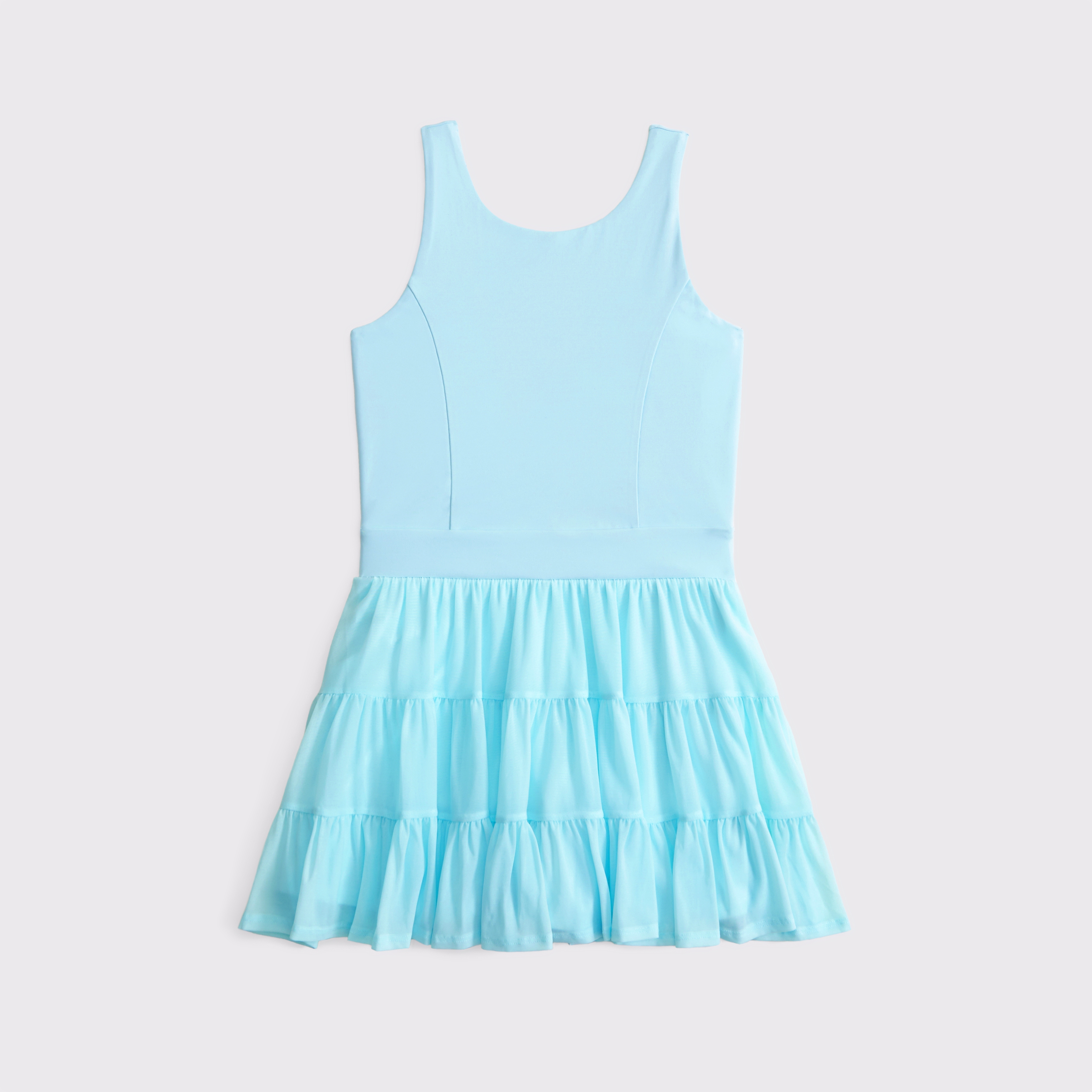 Abercrombie & Fitch Kids' Ypb Mesh Mini Dress In Blue