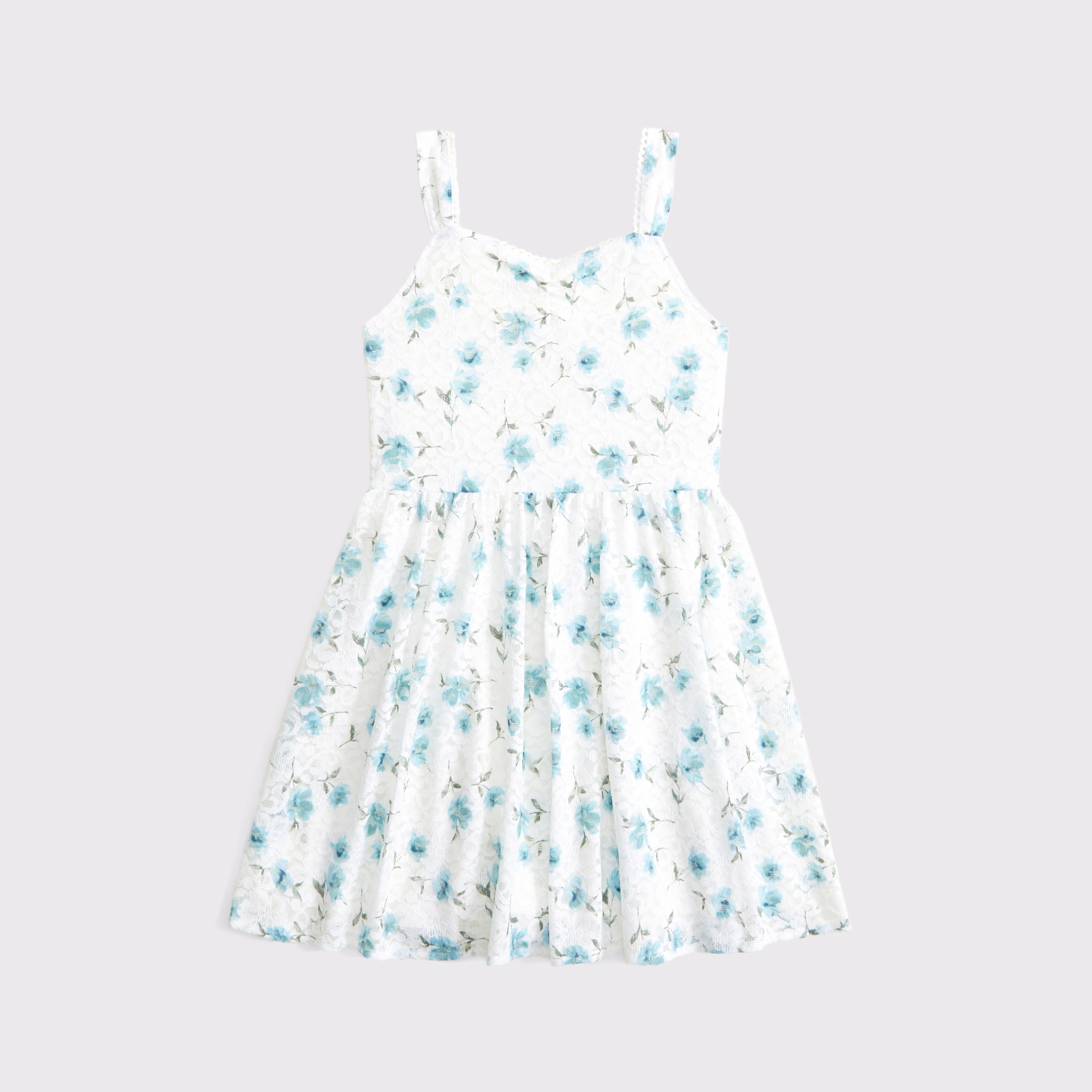 Abercrombie & Fitch Kids' Lace Mini Dress In White