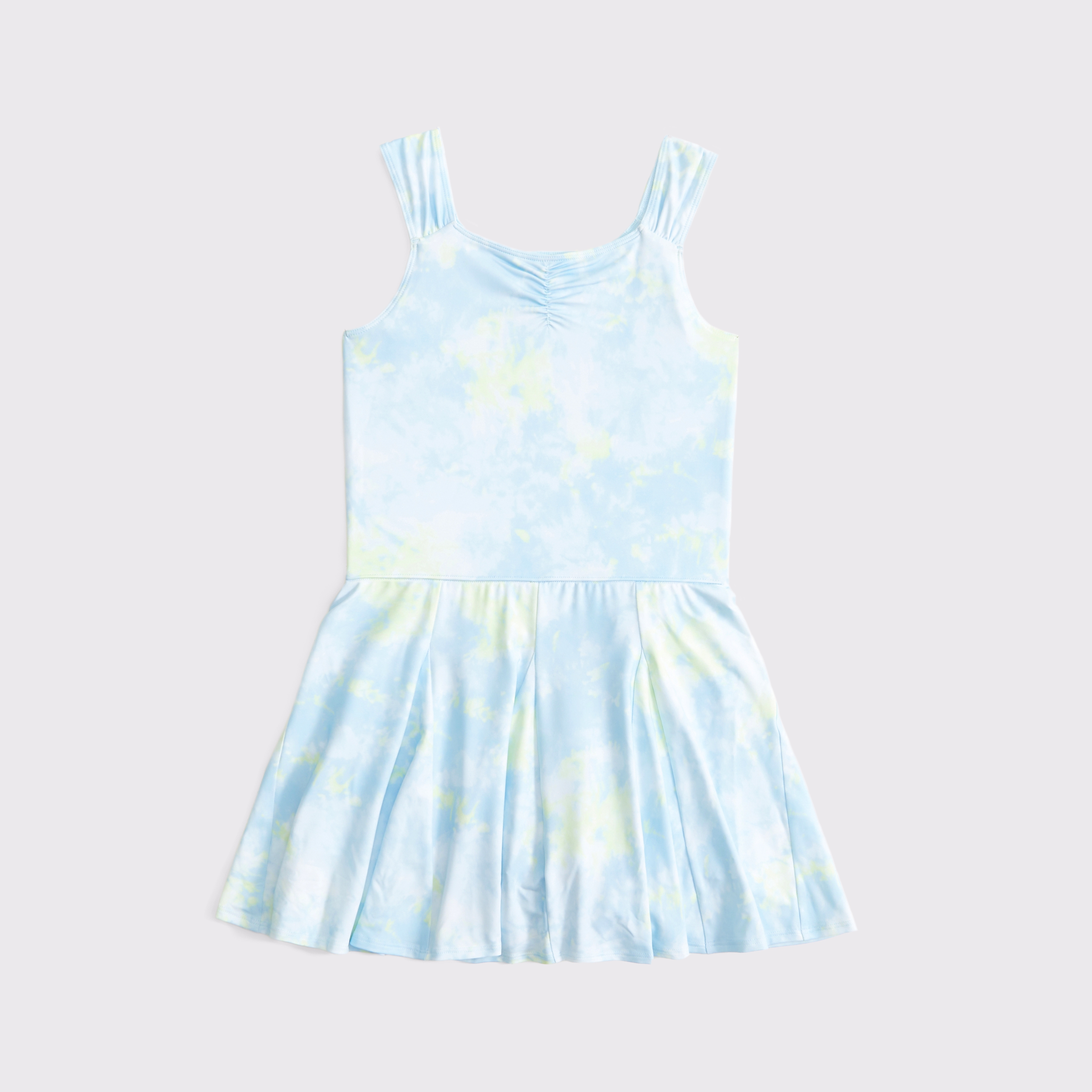 Abercrombie & Fitch Kids' Ypb Godet Mini Dress In Blue