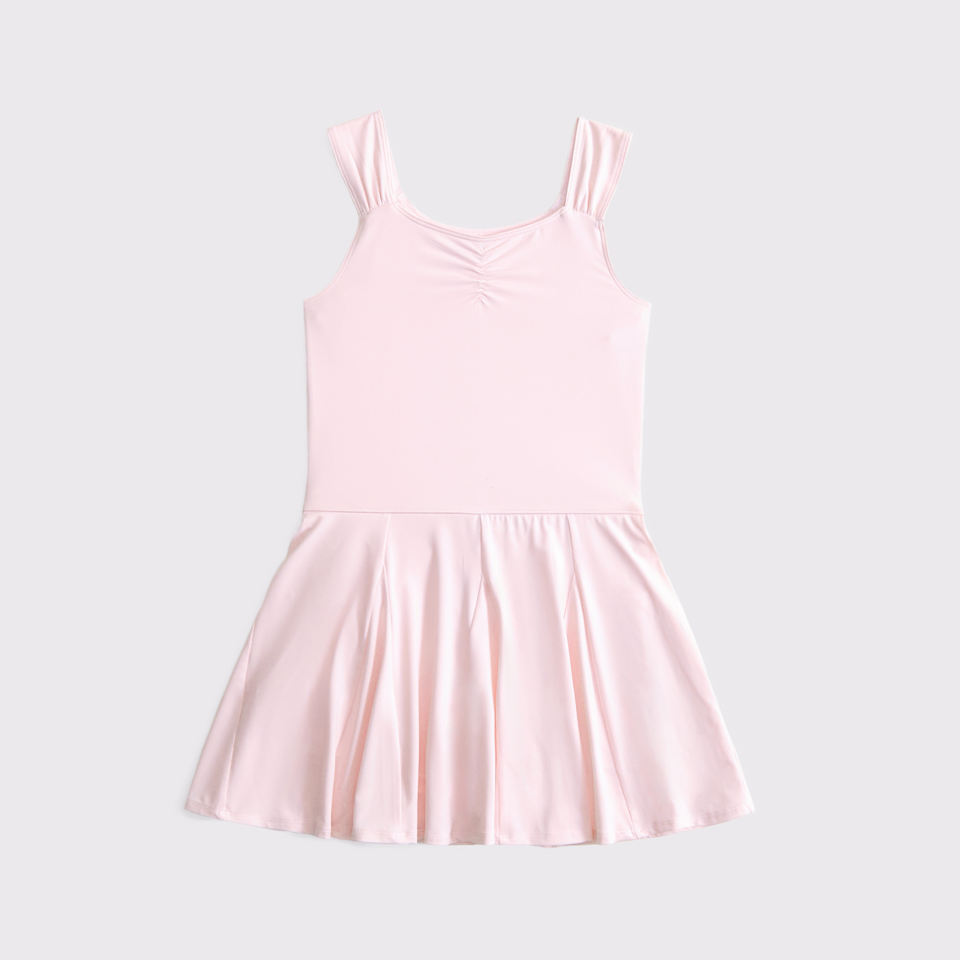 Abercrombie & Fitch Kids' Ypb Godet Mini Dress In Pink
