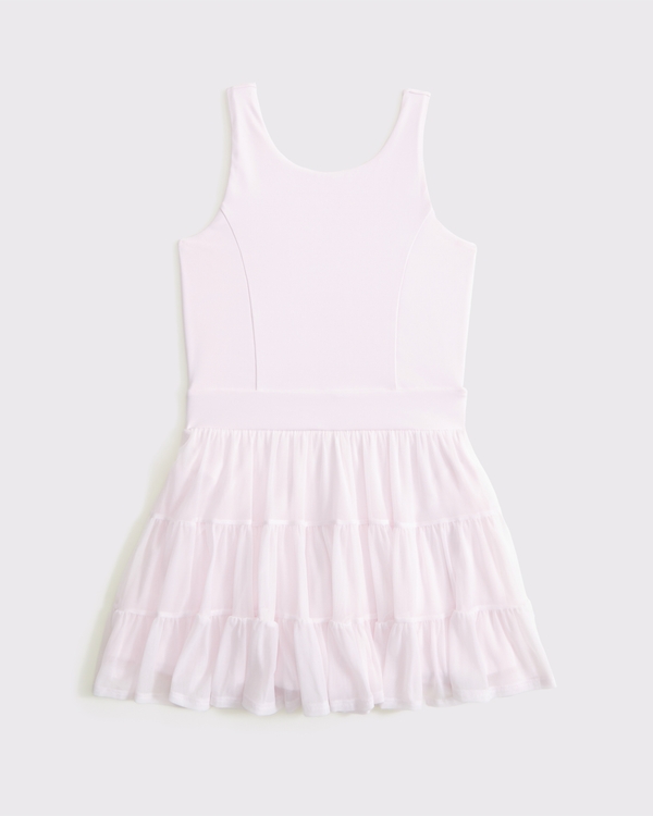ypb mesh mini dress, Light Pink view 1
