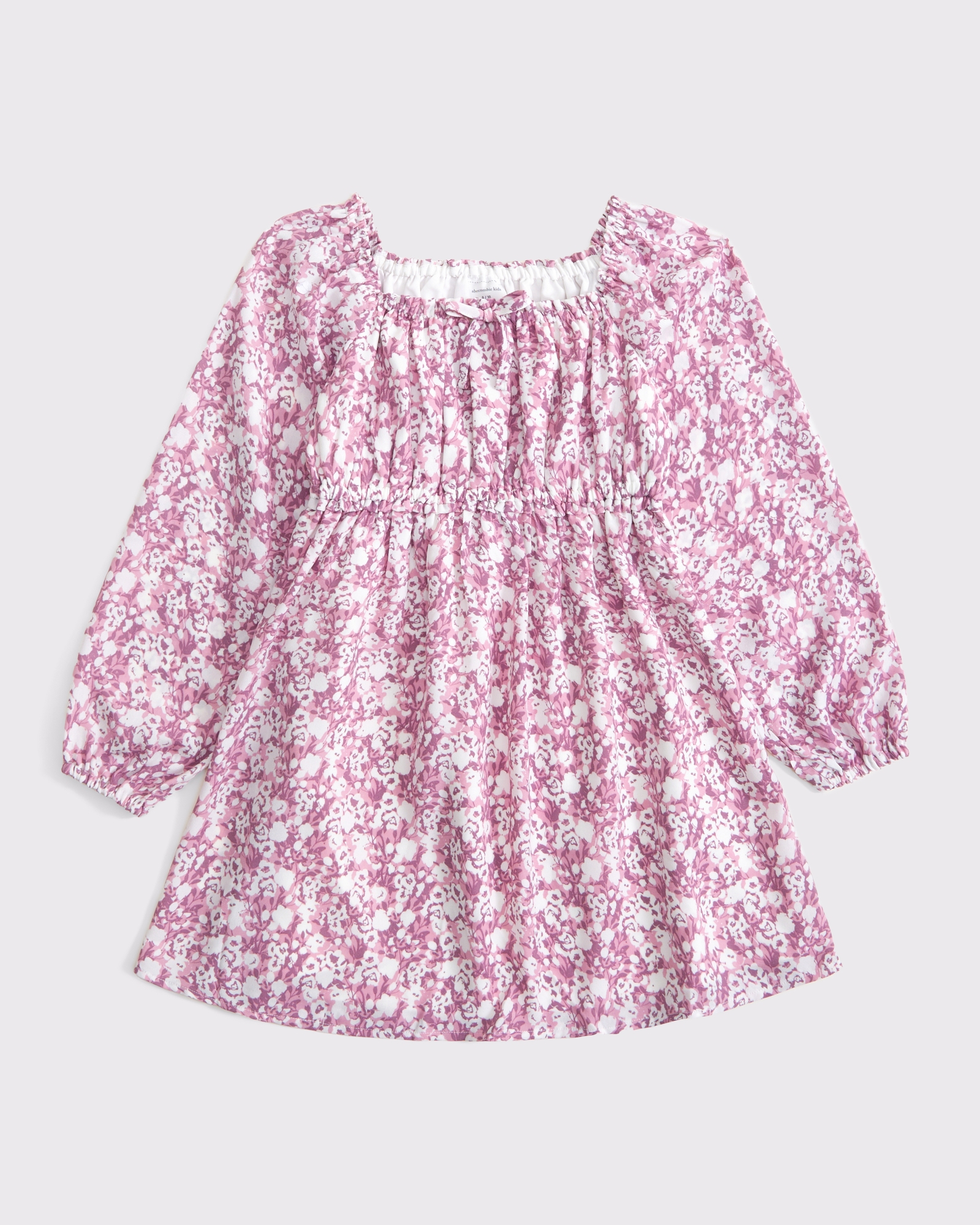 Abercrombie Kids Long-sleeve babydoll mini dress Arden Fair