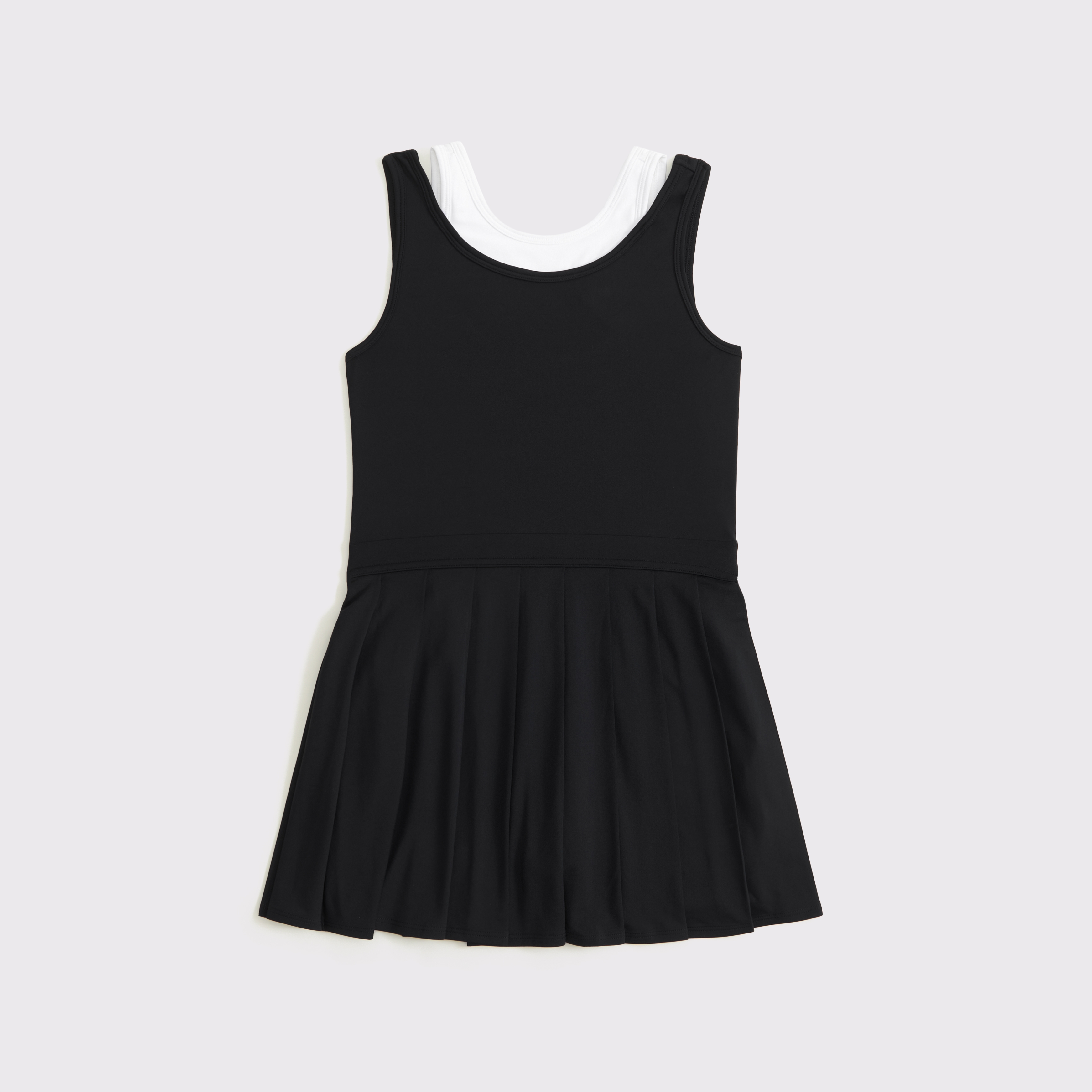 Abercrombie & Fitch Kids' Ypb Twofer Mini Dress In Black