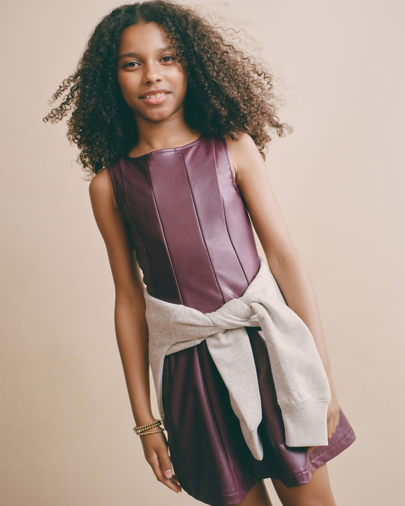 a&f mila layerable mini dress