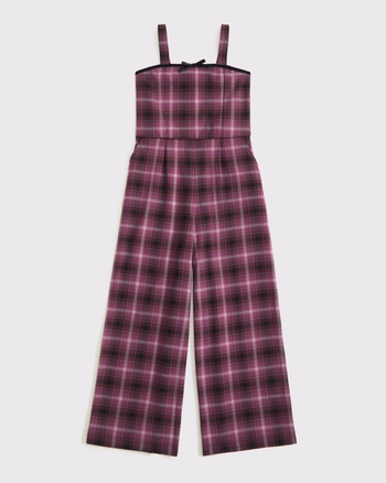 tie-front plaid jumpsuit from Abercrombie & Fitch - $29.99