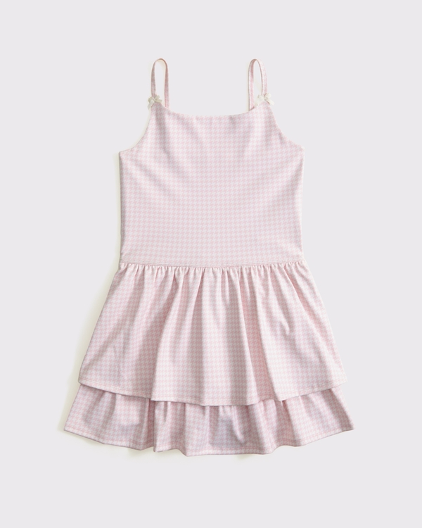 ypb bow mini dress, Light Pink Pattern view 1
