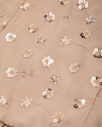 sequin drop-waist mini dress