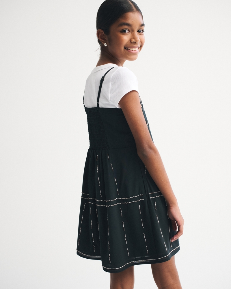 beaded mini dress