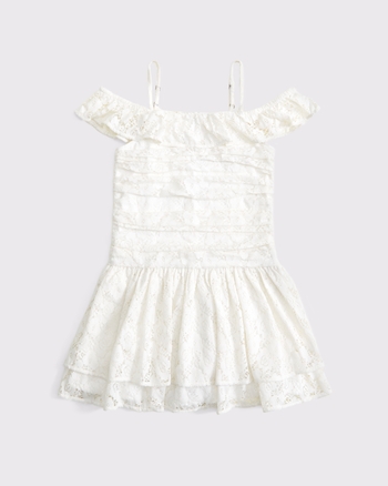 lace off-the-shoulder mini dress from Abercrombie & Fitch - $24.99