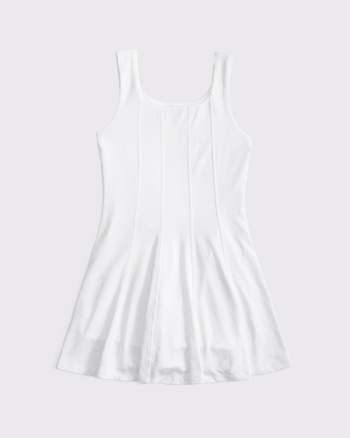 ypb lace-pieced mini dress