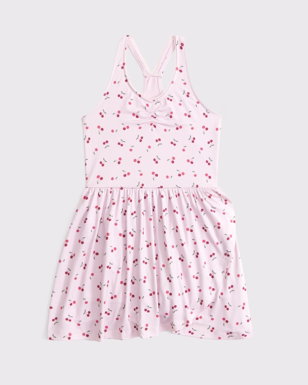 ypb wrap mini dress, Light Pink Pattern view 2