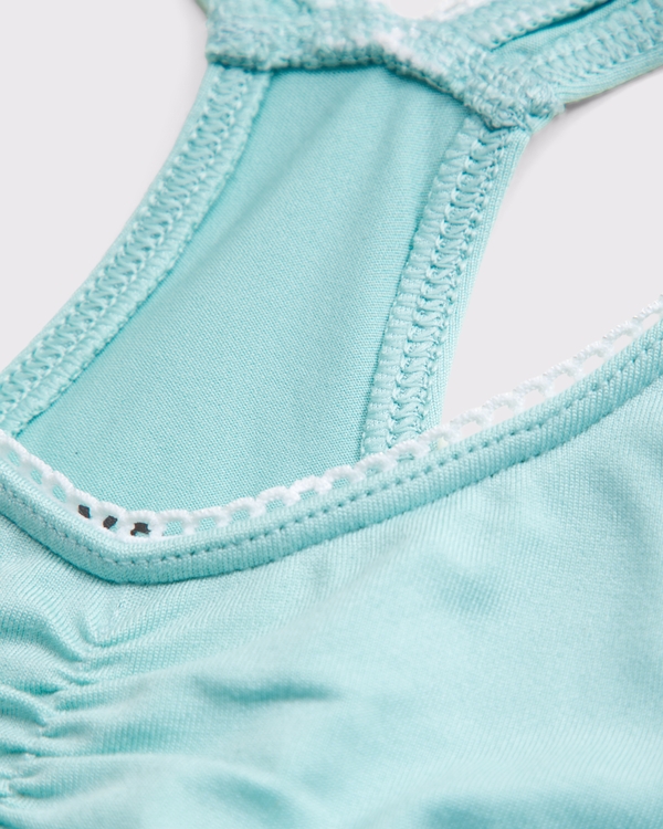 ypb wrap mini dress, Ocean Blue view 2