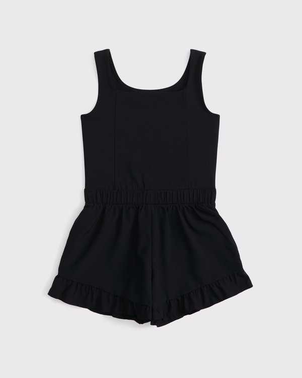 ypb squareneck romper, Black view 1