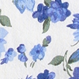 blue and white floral