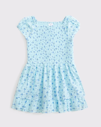 smocked ruffle mini dress from Abercrombie & Fitch - $54.95