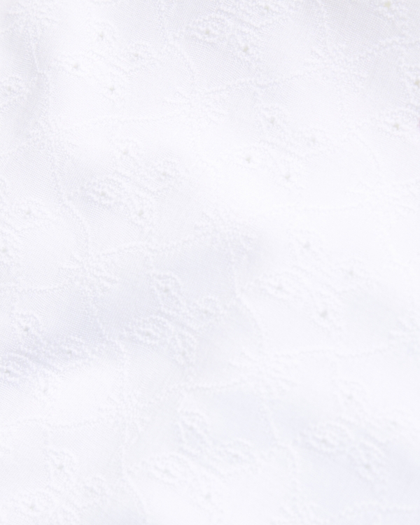 ypb lace pleated dress, White view 2