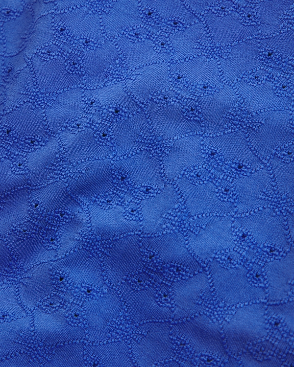 ypb lace pleated dress, Violet Blue view 2