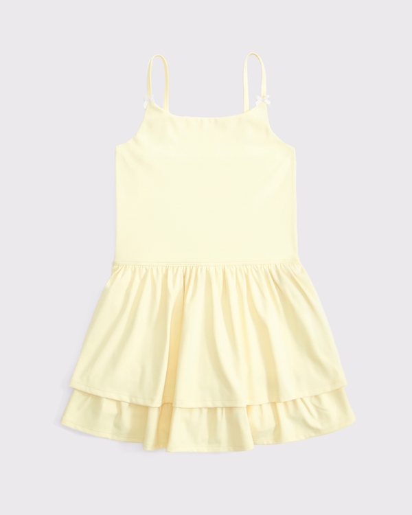 ypb bow mini dress, Yellow view 1