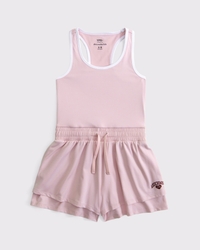 Mono YPB con logo con estampa y vuelos en capas